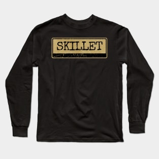 Aliska text black retro - SKILLET Long Sleeve T-Shirt